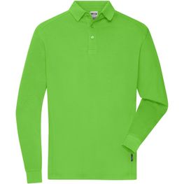 Men's Workwear-Longsleeve Polo - Strapazierfähiges und pflegeleichtes Langarm Polo
