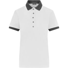 Ladies' Polo - Klassisches Polo mit kontrastfarbigem Kragen und Armbündchen in Piqué-Qualität