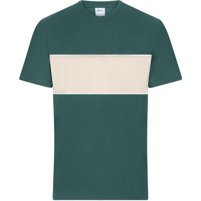 T-Shirt colour-block UNISEX - Unisex T-Shirt mit Kontrasteinsatz