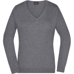 Ladies' V-Neck Pullover - Klassischer Baumwoll-Pullover
