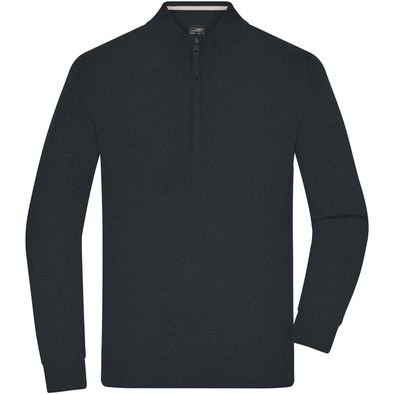 Men's Half-Zip Troyer - Klassischer Troyer aus Baumwolle