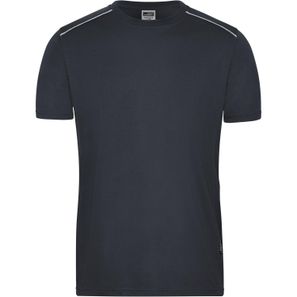 Men's Workwear T-Shirt - SOLID - - Strapazierfähiges und pflegeleichtes T-shirt mit Kontrastpaspel