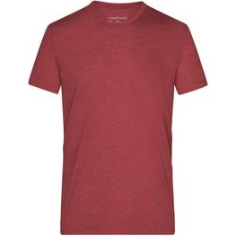 Men's Heather T-Shirt - Modisches T-Shirt mit V-Ausschnitt