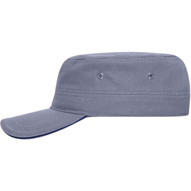 Produktabbildung Military Sandwich Cap - Sandwich Cap im Military-Stil aus robustem Baumwollcanvas Military Sandwich Cap - Sandwich Cap im Military-Stil aus robustem Baumwollcanvas
