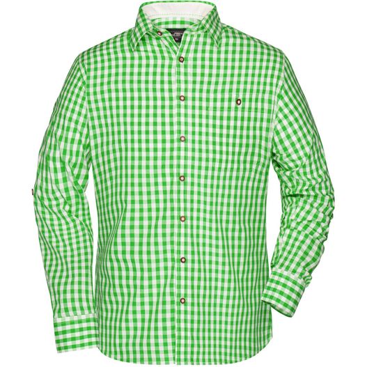 Men's Traditional Shirt - Damenbluse und Herrenhemd im klassischen Trachtenlook (Bild 1)