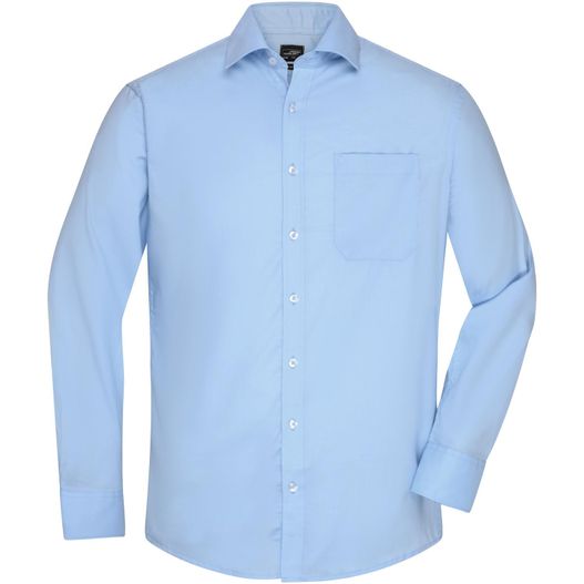 Men's Shirt Longsleeve Micro-Twill - Klassisches Shirt in pflegeleichter Baumwollqualität (Bild 1)
