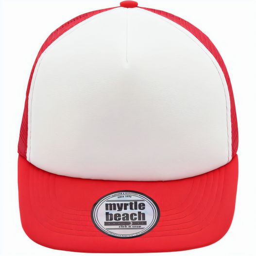 Produktabbildung 5 Panel Flat Peak Cap - 5 Panel Mesh Cap mit flachem Schild 5 Panel Flat Peak Cap - 5 Panel Mesh Cap mit flachem Schild (Bild 1)