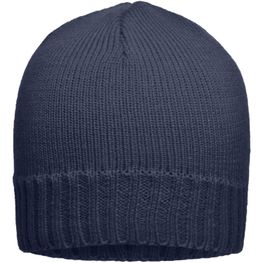 Rib-Beanie - Enganliegende Strickmütze mit geripptem Rand