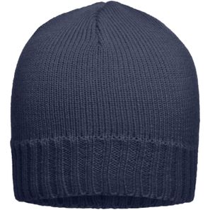 Rib-Beanie - Enganliegende Strickmütze mit geripptem Rand