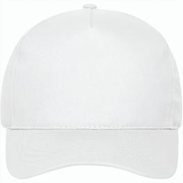 5 Panel Cap Bio Cotton - 5 Panel Cap mit ungebürsteter Oberfläche