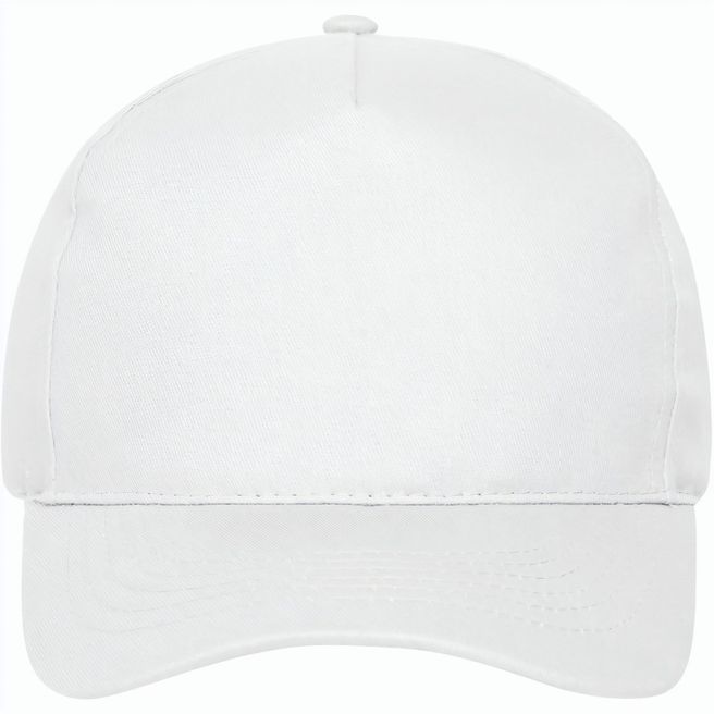 5 Panel Cap Bio Cotton - 5 Panel Cap mit ungebürsteter Oberfläche