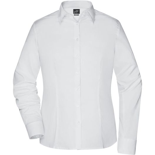 Ladies`Shirt Slim Fit - Modisch tailliertes Cityhemd und Damenbluse (Bild 1)