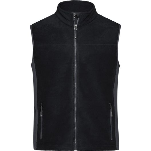 Men's Workwear Fleece Vest - STRONG - - Strapazierfähige Fleeceweste im Materialmix (Bild 1)