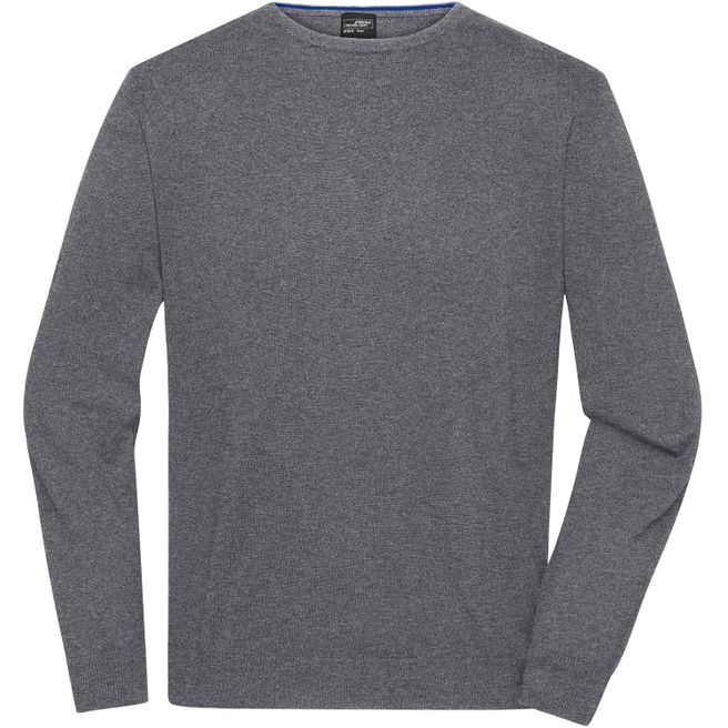 Men's Round-Neck Pullover - Klassischer Baumwoll-Pullover