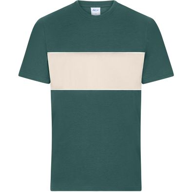 T-Shirt colour-block UNISEX - Unisex T-Shirt mit Kontrasteinsatz