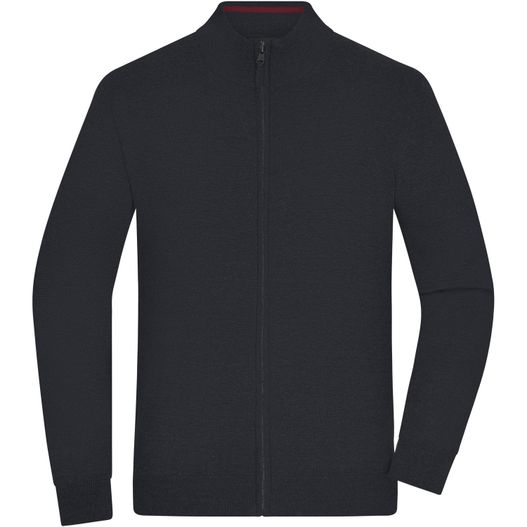 Men's Zip Cardigan - Klassische Strickjacke mit Reißverschluss (Bild 1)