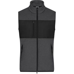 Men's Fleece Vest - Fleeceweste im Materialmix