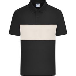 Polo colour-block UNISEX - Unisex Poloshirt mit Kontrasteinsatz