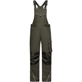 Workwear Pants with Bib - SOLID - - Funktionelle Latzhose im cleanen Look mit hochwertigen Details