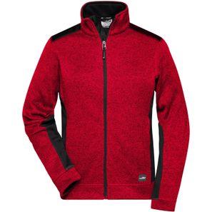 Ladies' Knitted Workwear Fleece Jacket - STRONG - - Pflegeleichte Strickfleece Jacke im Materialmix