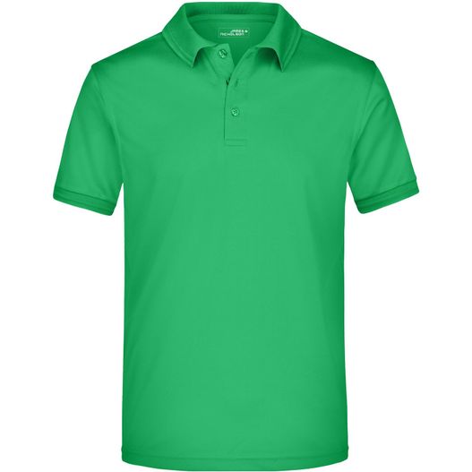 ein grünes poloshirt auf weißem hintergrund Men's Active Polo - Funktionelles Polo für Freizeit und Sport (Bild 1)