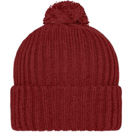 Knitted Cap with Pompon - Trendige Pomponmütze in vielen Farben