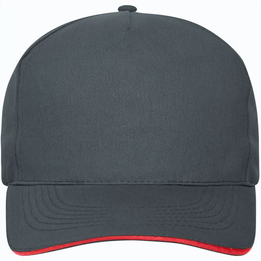 Produktabbildung 5 Panel Sandwich Cap Bio Cotton - 5 Panel Cap mit ungebürsteter Oberfläche 5 Panel Sandwich Cap Bio Cotton - 5 Panel Cap mit ungebürsteter Oberfläche (Bild 1)