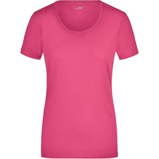 Ladies' Stretch Round-T - T-Shirt aus weichem Elastic-Single-Jersey (Bild 1)
