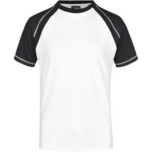 Men's Raglan-T - T-Shirt in sportlicher, zweifarbiger Optik