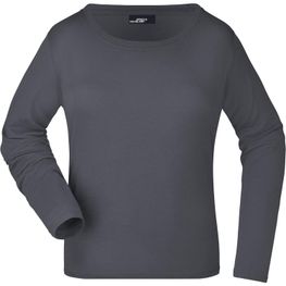 Ladies' Shirt Long-Sleeved Medium - Langarm T-Shirt aus Single Jersey