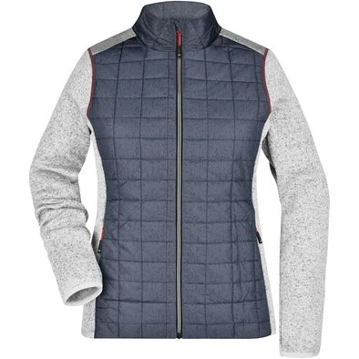 Ladies' Knitted Hybrid Jacket - Strickfleecejacke im stylischen Materialmix