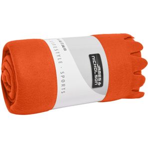 Fleece Blanket - Fleecedecke mit abgerundeten Fransen