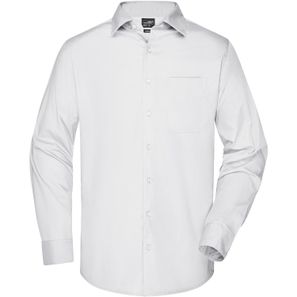 Men's Business Shirt Long-Sleeved - Klassisches Shirt aus strapazierfähigem Mischgewebe