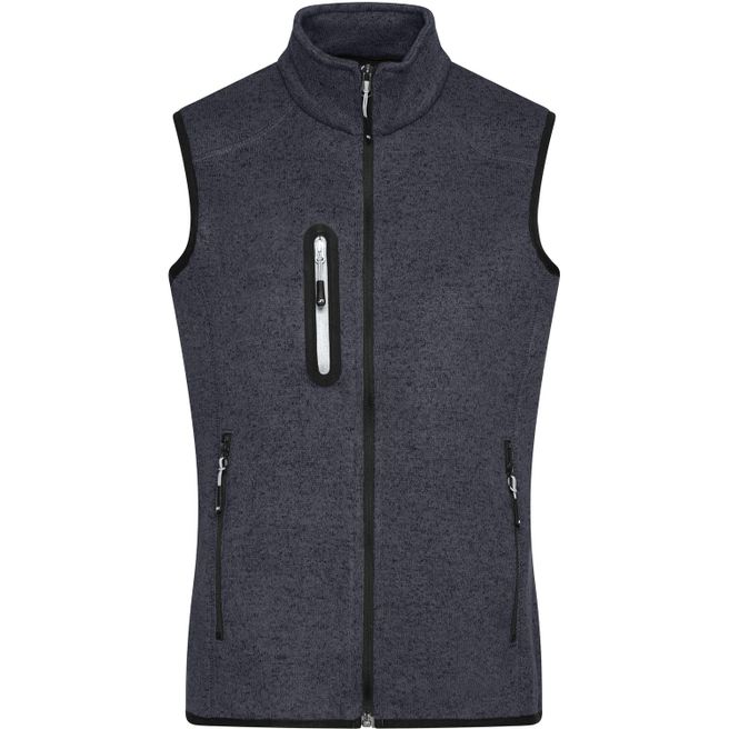 Produktabbildung Men's Knitted Fleece Vest - Strickfleece Weste mit Stehkragen Men's Knitted Fleece Vest - Strickfleece Weste mit Stehkragen
