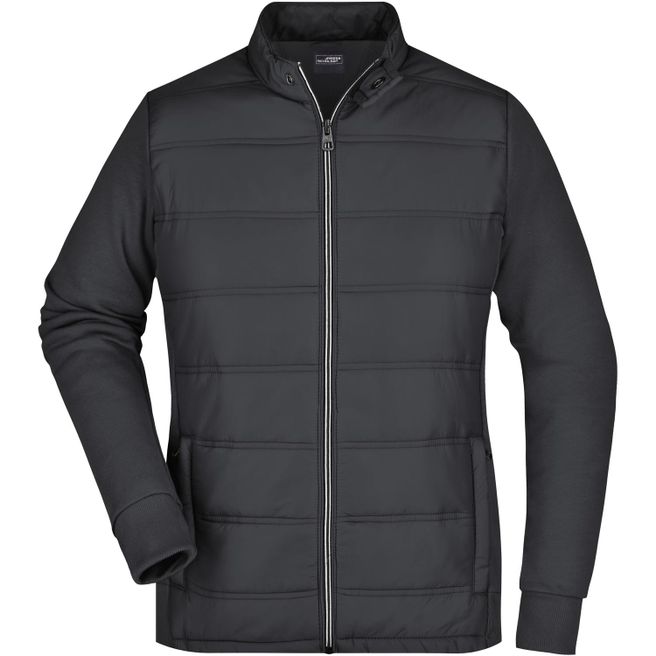 Produktabbildung Ladies' Hybrid Sweat Jacket - Modische Sweatjacke in attraktivem Materialmix Ladies' Hybrid Sweat Jacket - Modische Sweatjacke in attraktivem Materialmix