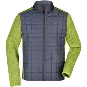 Men's Knitted Hybrid Jacket - Strickfleecejacke im stylischen Materialmix
