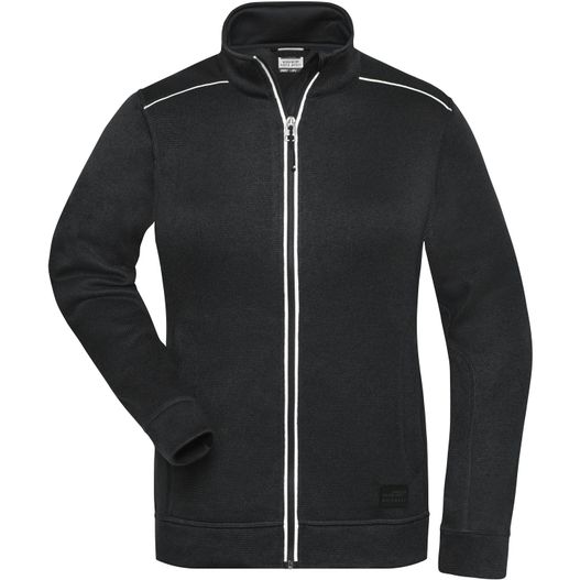 Ladies' Knitted Workwear Fleece Jacket - SOLID - - Pflegeleichte Strickfleece-Jacke (Bild 1)