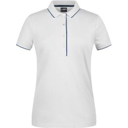 Ladies' Polo Stripe - Klassisches Polo mit Kontraststreifen