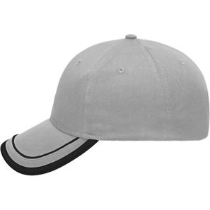 6 Panel Piping Cap - Brushed 6 Panel Cap