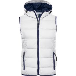 Ladies' Maritime Vest - Modische Steppweste mit angeschnittener Kapuze