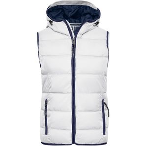 Ladies' Maritime Vest - Modische Steppweste mit angeschnittener Kapuze