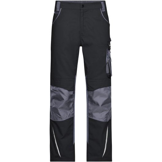 eine schwarze und graue hose mit reflektierenden taschen Workwear Pants - STRONG - - Spezialisierte Arbeitshose mit funktionellen Details (Bild 1)