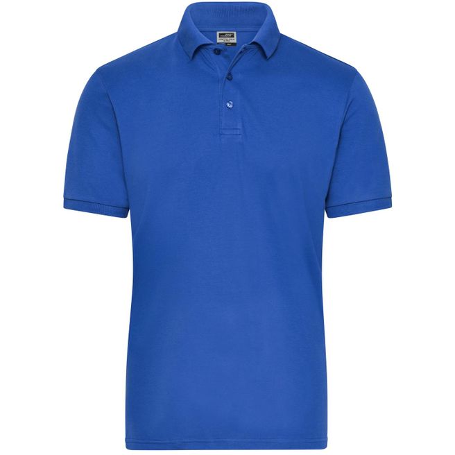 Men's BIO Stretch-Polo Work - SOLID - - Polo aus weichem Elastic-Piqué