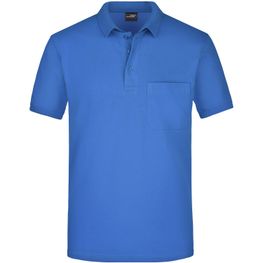 Men's Polo Pocket - Klassisches Poloshirt mit Brusttasche