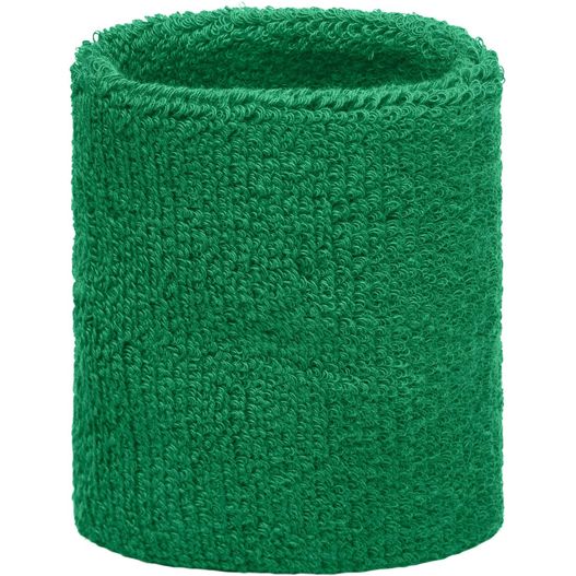 ein grünes armband mit weißem hintergrund Terry Wristband - Armschweißband aus weichem Frottee (Bild 1)