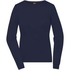 Ladies' Round-Neck Pullover - Klassischer Baumwoll-Pullover