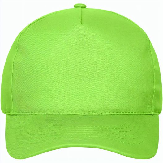 5 Panel Cap Bio Cotton - 5 Panel Cap mit ungebürsteter Oberfläche (Bild 1)