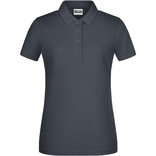 ein frauen poloshirt in dunkelblau Ladies' Basic Polo - Klassisches Poloshirt (Bild 1)