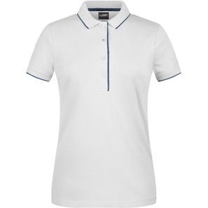 Ladies' Polo Stripe - Klassisches Polo mit Kontraststreifen