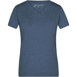 Ladies' Heather T-Shirt - Modisches T-Shirt mit V-Ausschnitt